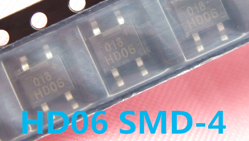 HD06 0.8A 800V  SMD-4  10pcs/lot